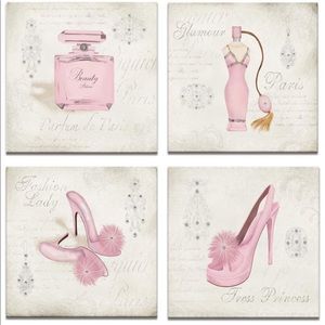 4 piece canvases set